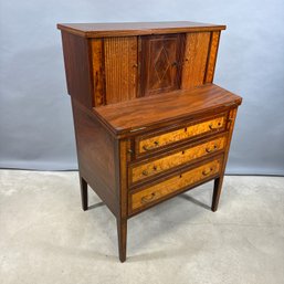 Federal Inlaid Mahogany Secretary