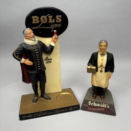 Rare 'Bols' Liqueurs, Amsterdam, Counter-Top Display And A Metal Schmidt's Display, Philadelphia, 1950s