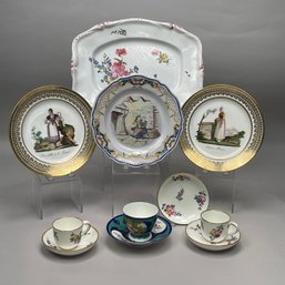 Group Of French Porcelain And Faience Tablewares, 19th And Early 20th Century