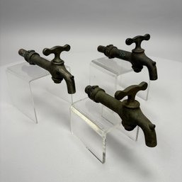 One Pre-Prohibition Portsmouth Brewing Co. Keg Tap & Two Frank Jones Brewery Co. Keg Taps, Portsmouth, NH