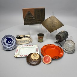 Group Of Assorted Breweriana And Alocohol-Related Wares, 19th And Early To Mid-20th Century