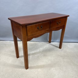 Custom Cherry Console Table