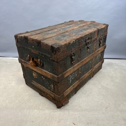 General Cortlandt Parker's Tin-Covered Oak-Bound Trunk