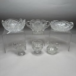 Group Of American Brilliant Colorless Cut Glass, Late 19th-20th Century