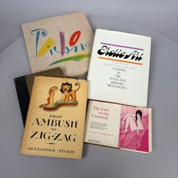 Five Books Pertaining To Humor, Satire, Erotic Art And Art