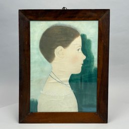 Photographic Copy After Ruth Henshaw Bascom, Portrait Of A Young Girl, 21st Century
