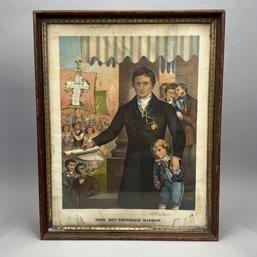 J.H. Bufford's Sons, Lithographers - 'Very Reverend Theobald Mathew,' Boston, 1874