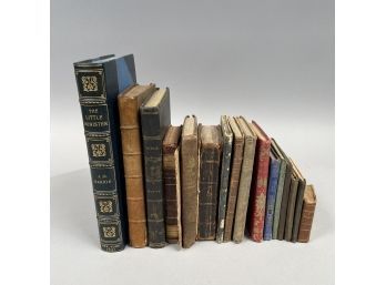 Seventeen Leather And Cloth-Bound Books Pertaining To Religion, Music & Children's Stories, Nineteenth Century