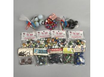 Group Of Replica Bagged Marbles, Twentieth Century