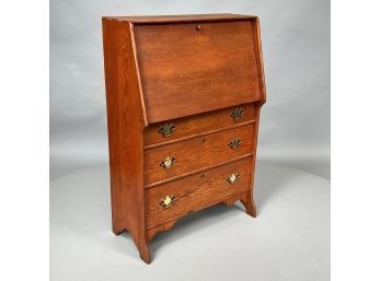 American Oak Fall Front Desk