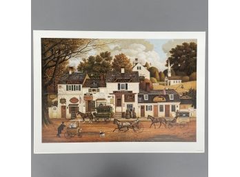Charles Wysocki (American 1928-2002). 'Olde Cape Cod,' Limited Edition Print, 1995