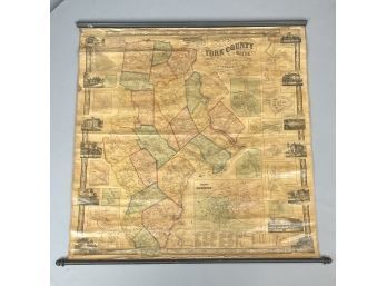 Map Of York County, Maine, Published By J.L. Smith & Co., 1856