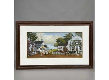 Charles Wysocki (American 1928-2002). 'Fun Lovin' Silly Folks,' Limited Edition Print, 1989