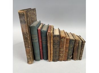 Thirteen Leather And Cloth-Bound Books Pertaining To Housekeeping And Domestic Life, Nineteenth Century