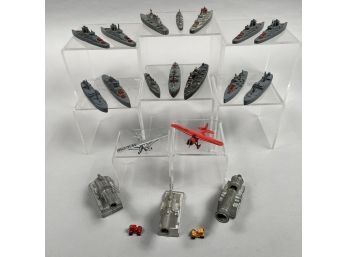 Group Of American Diecast Toys, Including Tootsie Toy And J.R. Callen Mfg. Co. Examples, 1940's-1970's