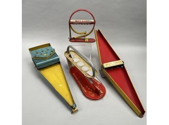 Four American Lithographed Tin Marble Games, 1940-1960.