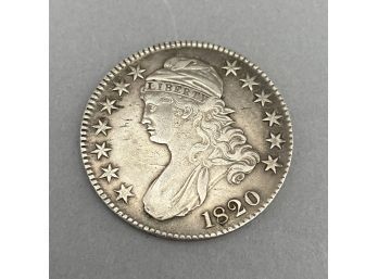 1820 Capped Bust Half Dollar 50c
