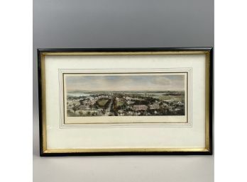 After Richard Rummel (American 1848-1924). 'THE PHILLIPS EXETER ACADEMY,' Color Engraving, Circa 1905