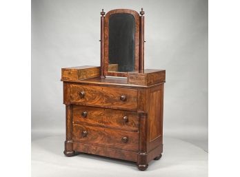 New York Classical Mahogany Chest-Of-Drawers