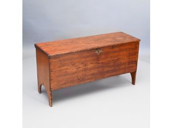 American Pine Blanket Box, 19th Century