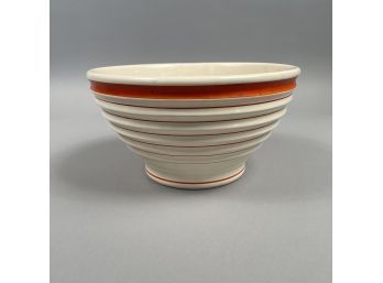 Art Deco/ Mid-Century Modern Pottery Mixing Bowl, Early To Mid-Twentieth Century