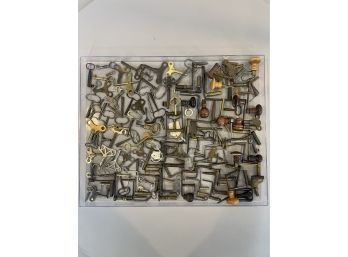 Large Group Of Assorted Brass, Steel And Wood Clock Parts, Eighteenth-Twentieth Century