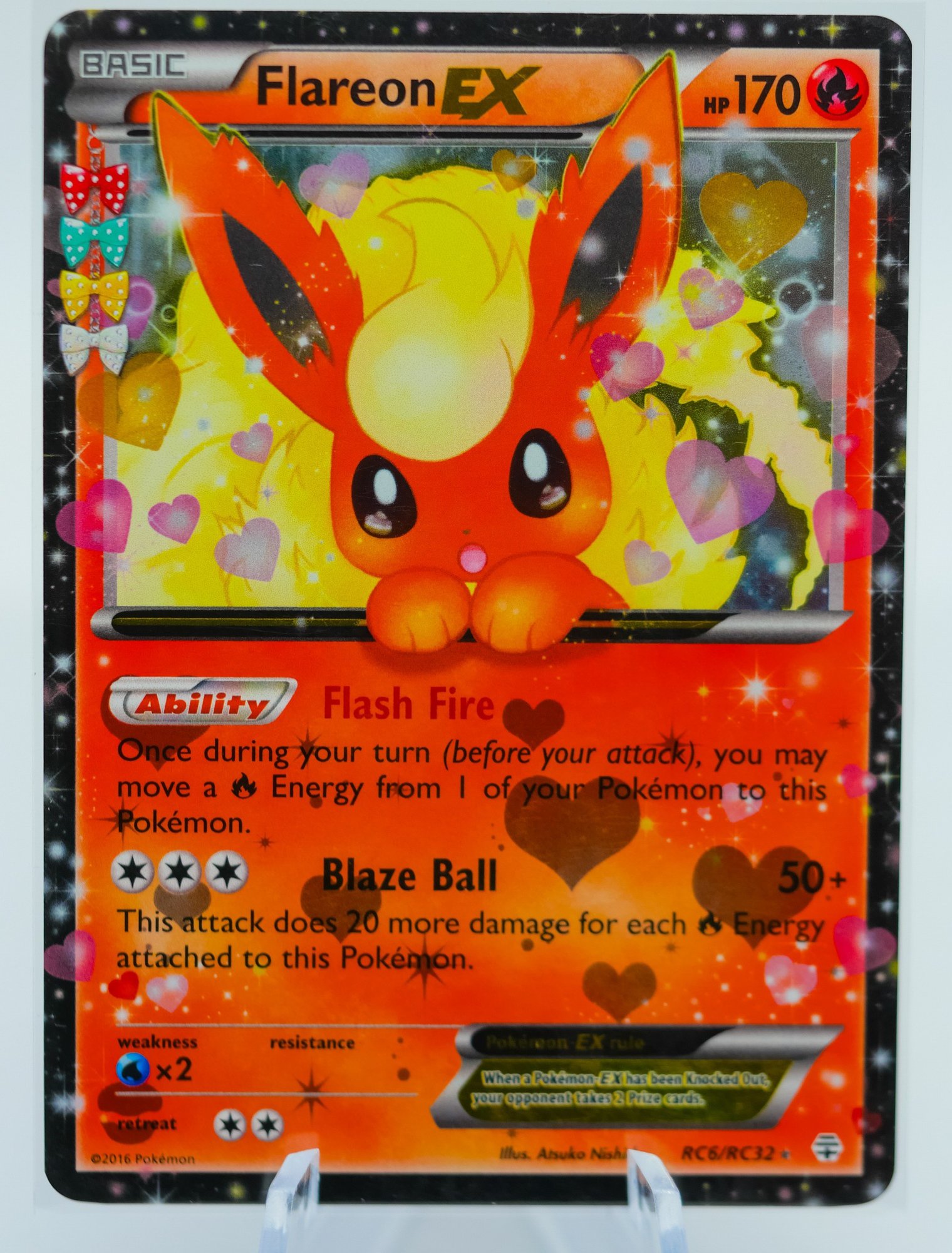 FLAREON EX Pokemon Generations Radiant Collection Pokemon Card!!! #17454 |  Auctionninja.com