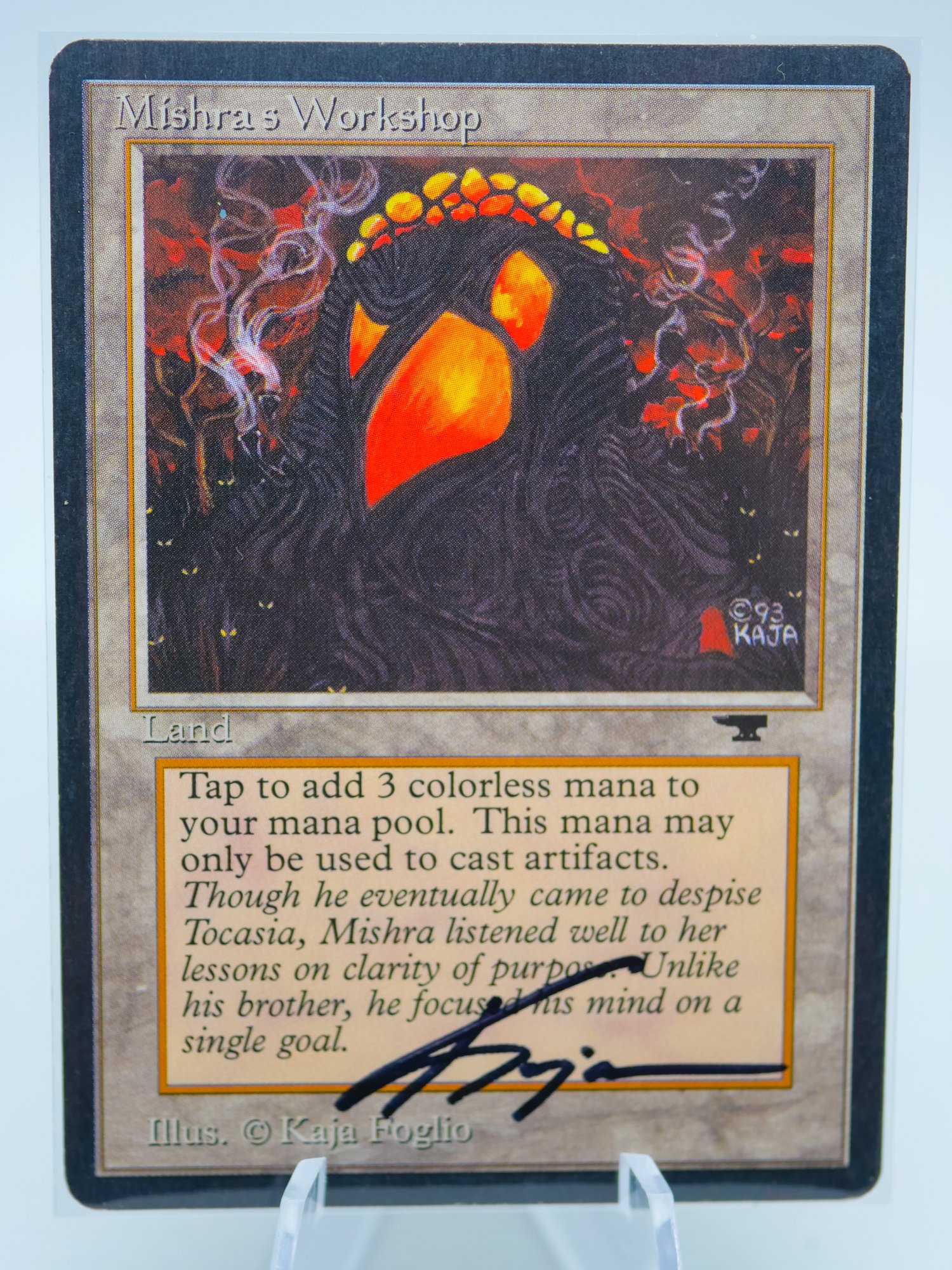 ABSURD!! *ARTIST SIGNED* MISHRA'S WORKSHOP MTG 
