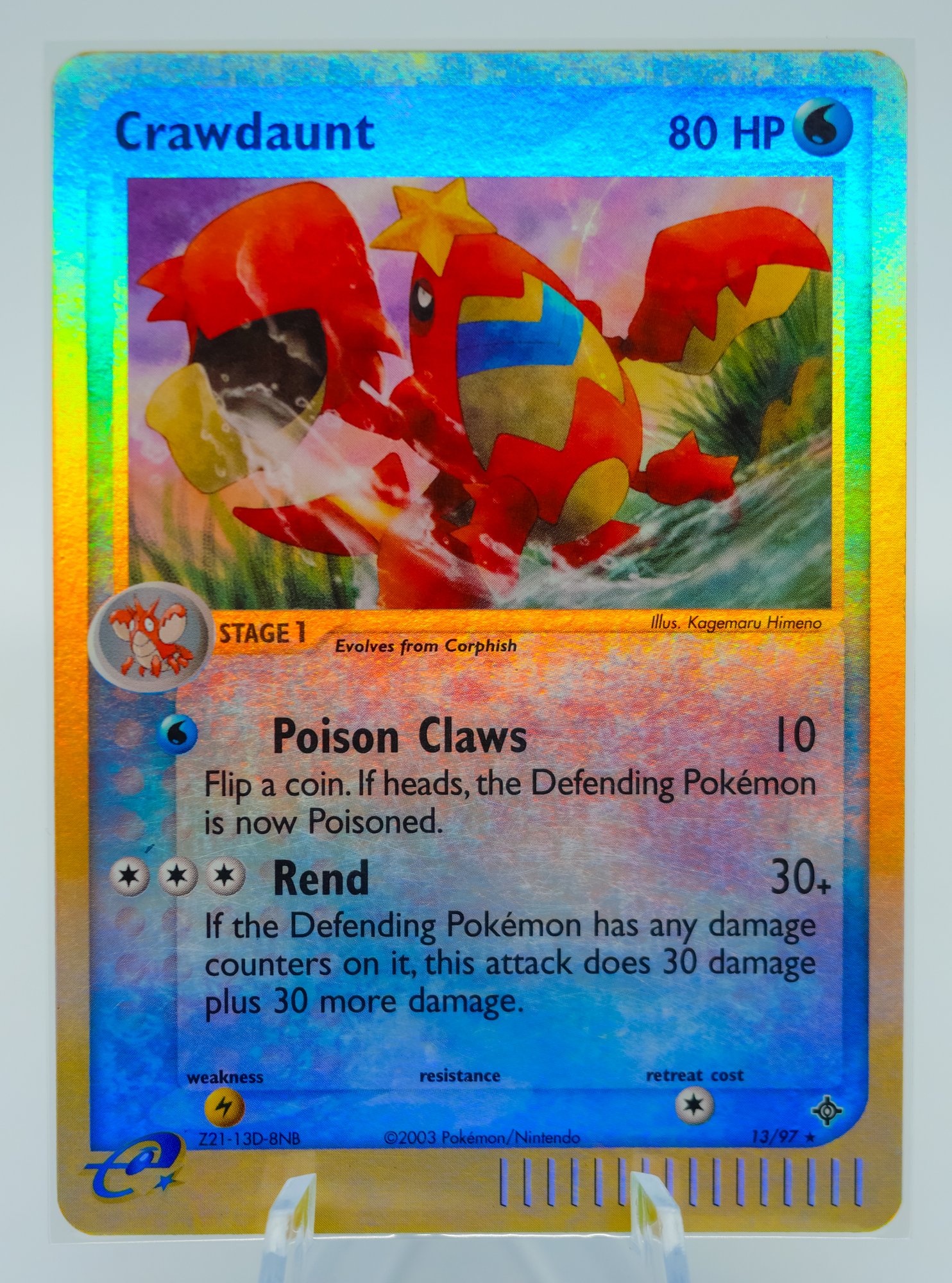 crawdaunt pokemon card Pokemon Single Card DARK GYARADOS Celebrations CLASSIC COLLECTION :  Amazon.com.au: Toys & Games