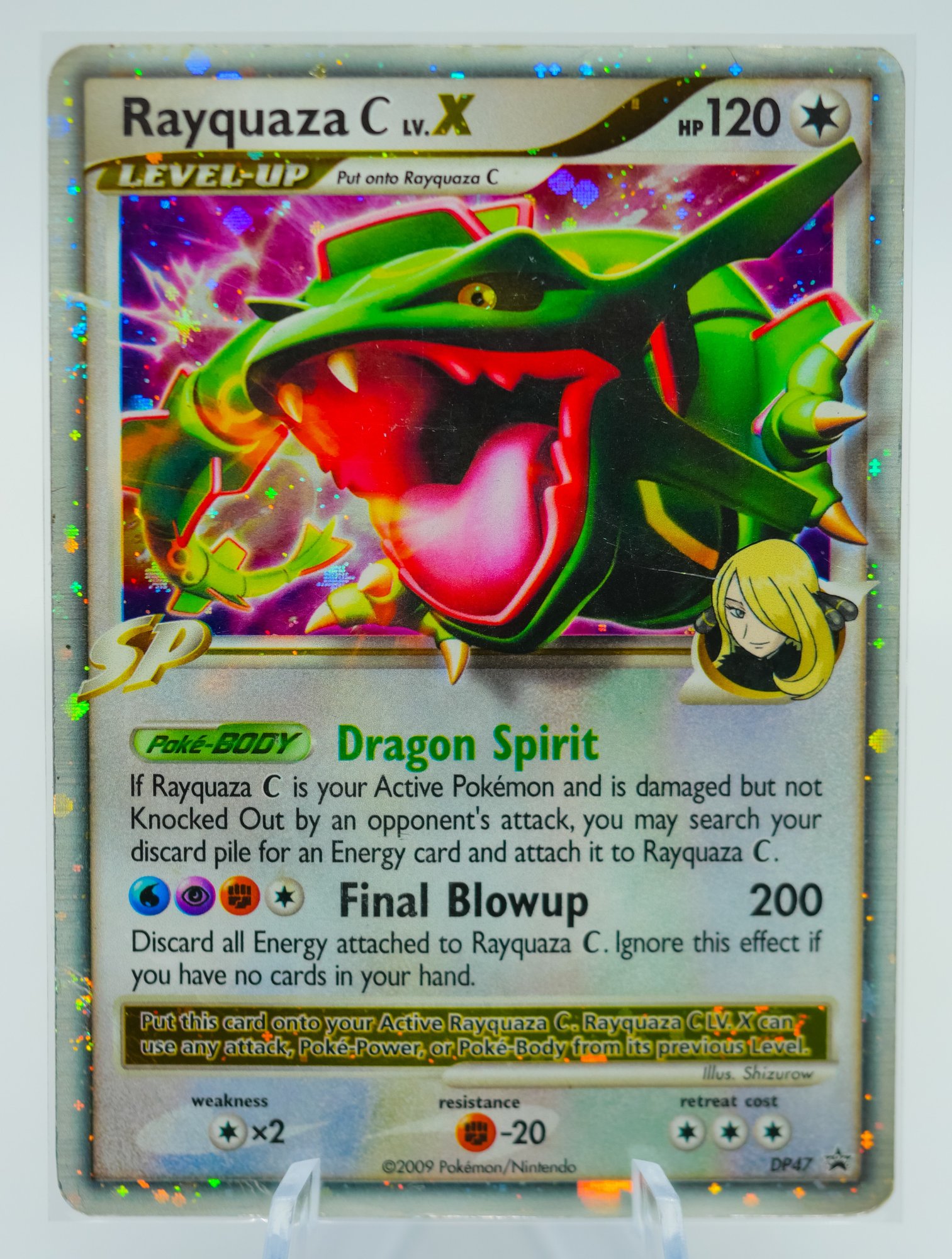 RAYQUAZA C LV. X Diamond & Pearl Set PROMO FULL HOLOGRAPHIC Pokemon Card!!!!  #11384 | Auctionninja.com