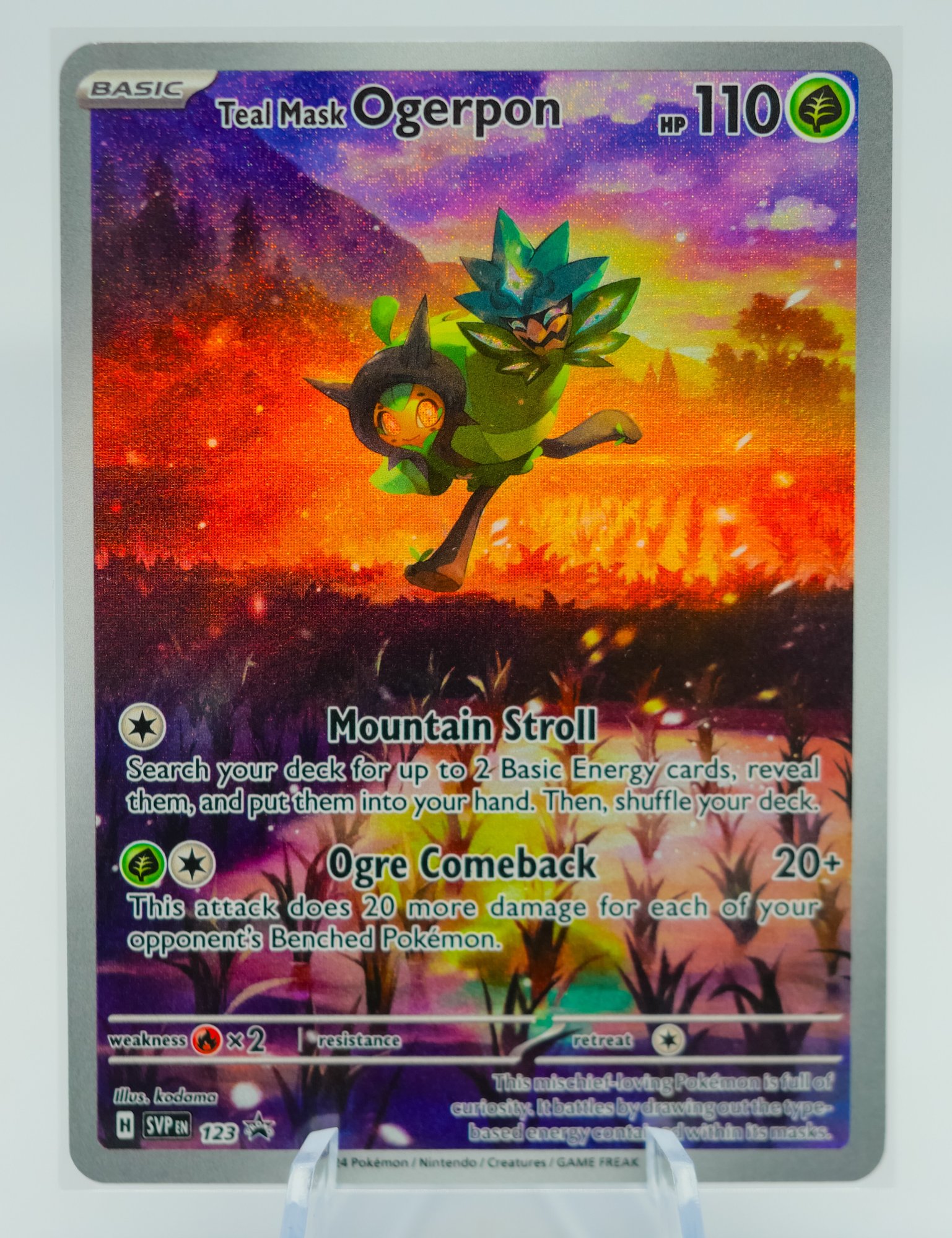 ogerpon pokemon cards Amazon.com: Ogerpon Mask ex Card Lot – Teal Hearthflame Wellspring  Cornerstone main image 0