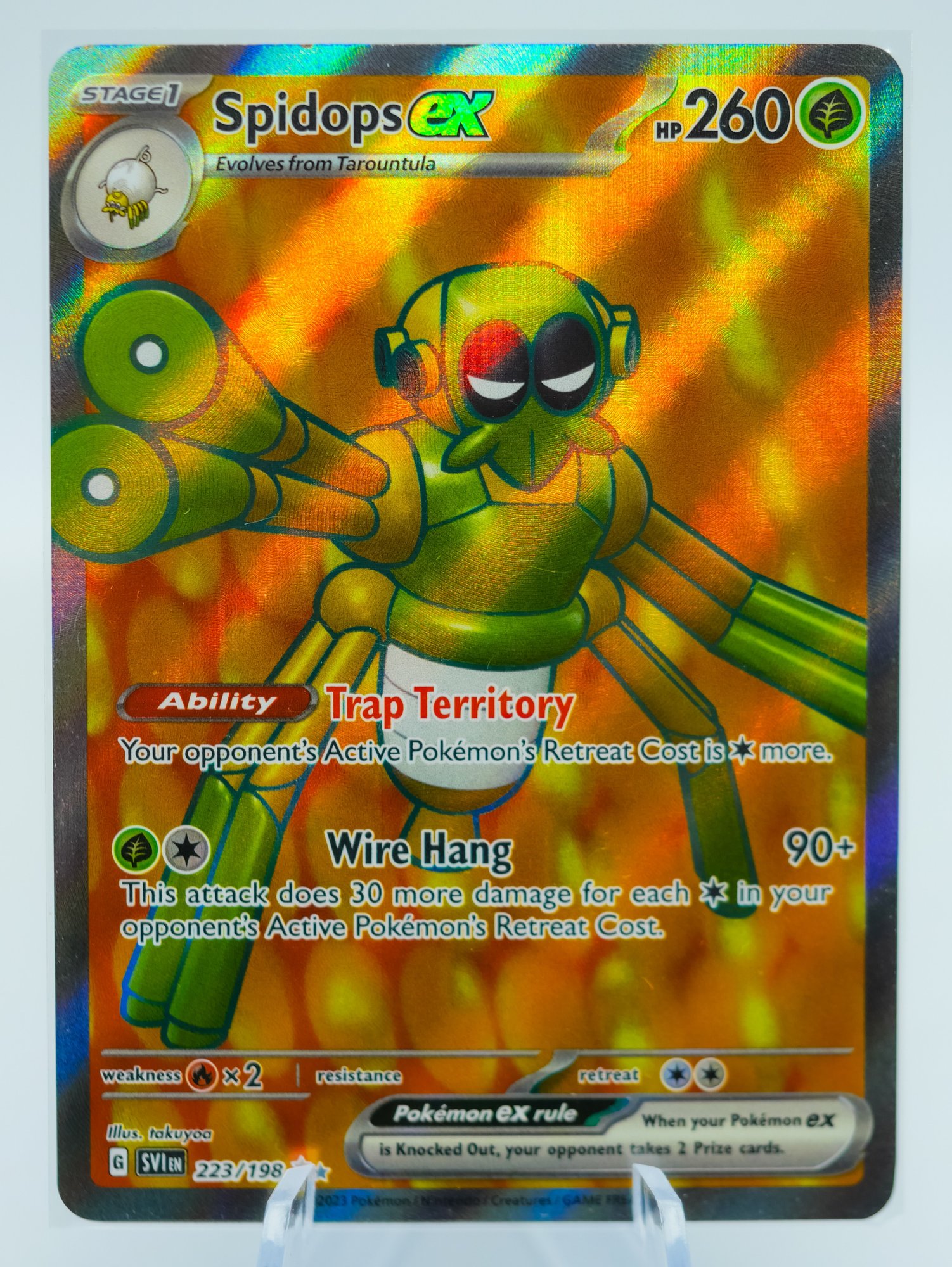 spidops pokemon card Pokemon - Scarlet & Violet - Base Set - Spidops ex