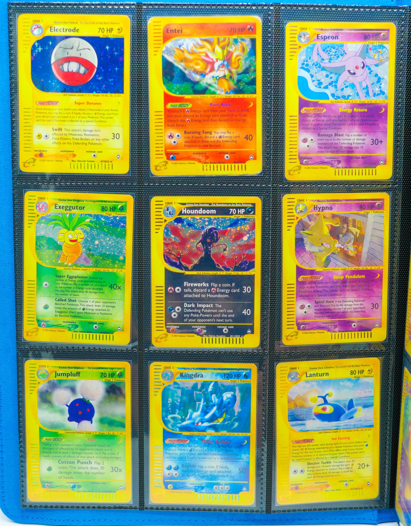 NEW HOLO PICS!! PINNACLE OF PKMN COLLECTING - COMPLETE POKEMON AQUAPOLIS SET  WITH ALL CRYSTALS AND HOLOS!!! #11827 | Auctionninja.com
