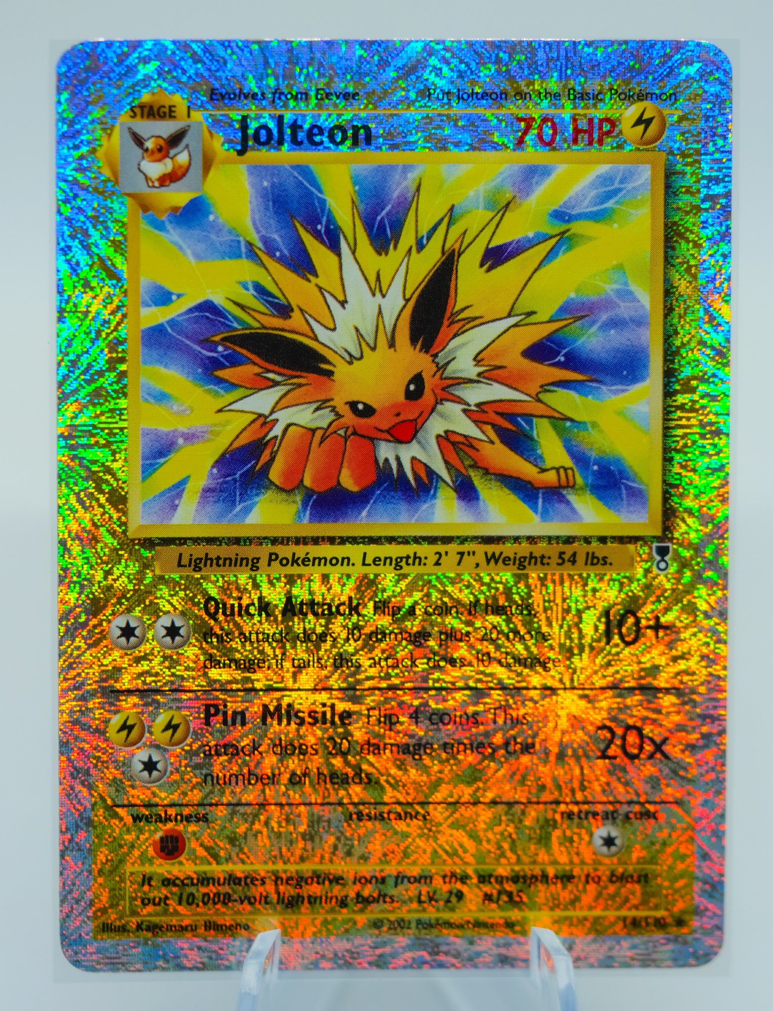 holographic jolteon pokemon card 2024 Pokemon Japanese Sv8A — Terastal Festival Reverse Pokeball Holo — –  SoleSavy