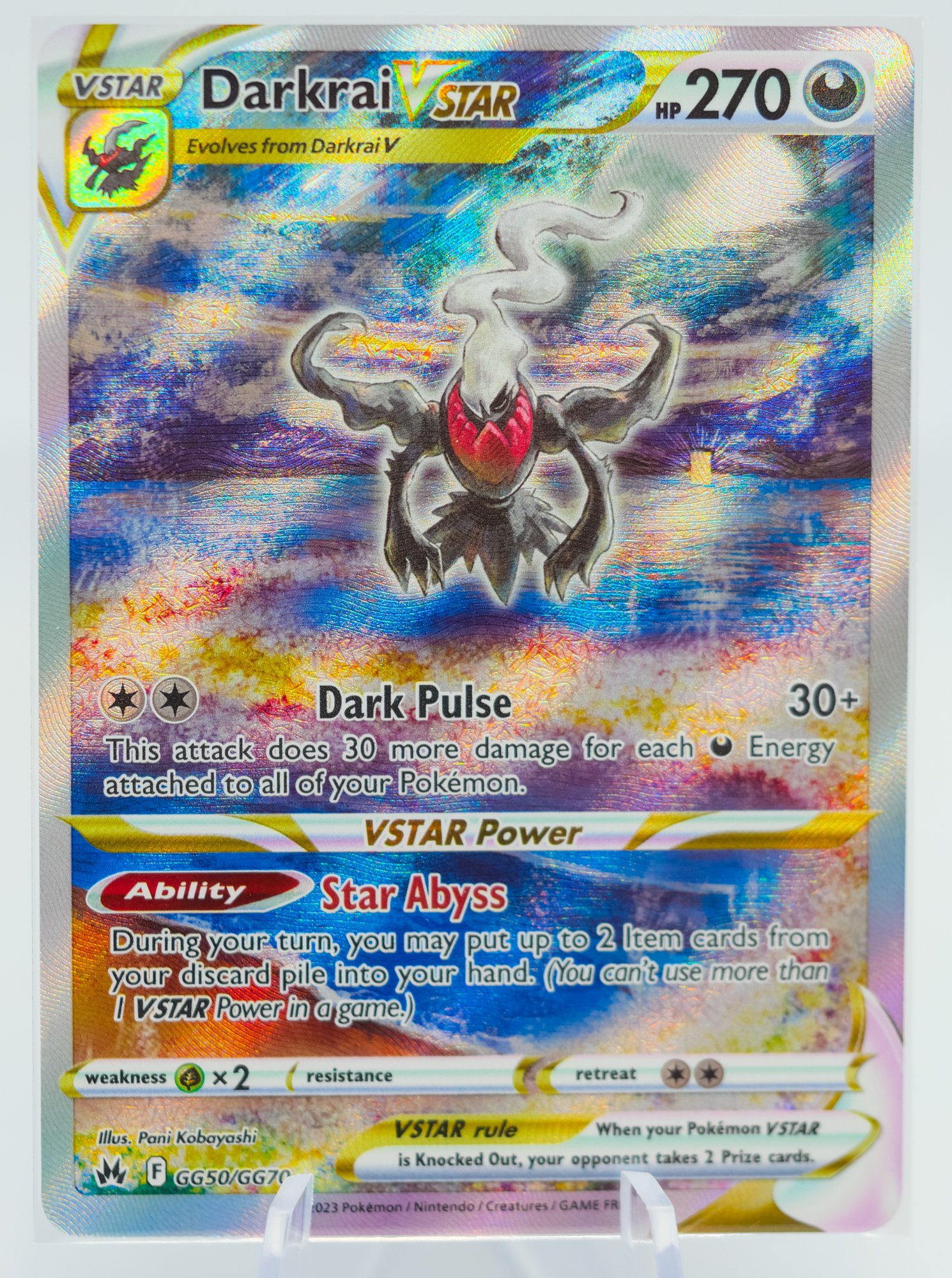 DARKRAI VSTAR Crown Zenith: Galarian Gallery Set Full Art Pokemon Card!!! #6571 | Auctionninja.com DARKRAI VSTAR Crown Zenith: Galarian Gallery Set Full Art Pokemon Card!!! #6571 | Auctionninja.com