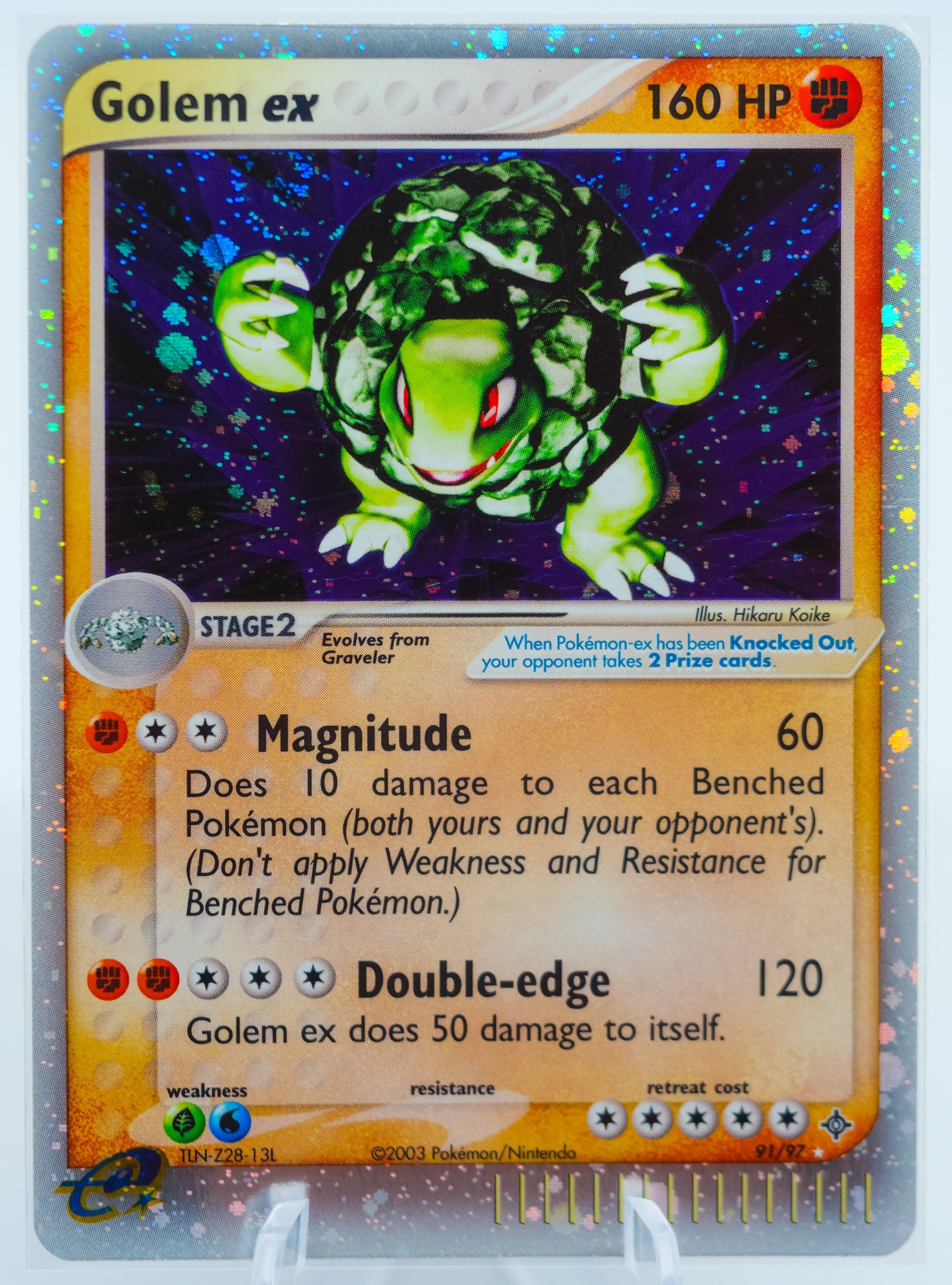 ELECTABUZZ EX DRAGON Series FULL Holographic Pokemon Card!!! #7212 ...