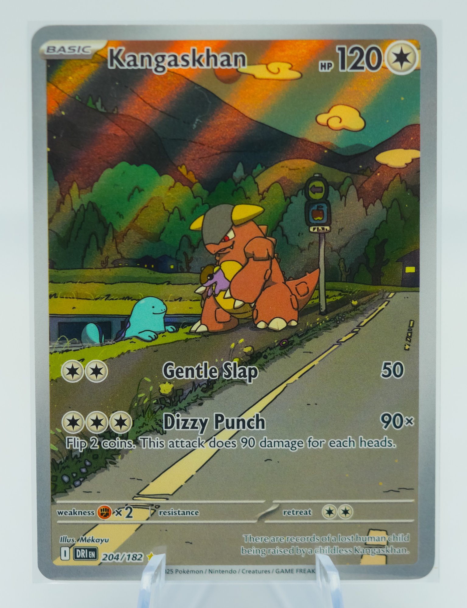 KANGASKHAN Destined Rivals Set Illustration Rare Full Art Holographic  Pokemon Card!!! #13435 | Auctionninja.com