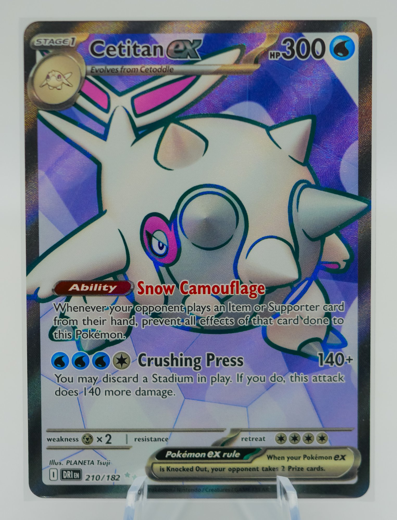 CETITAN EX Destined Rivals Set Ultra Rare Full Art Holographic Pokemon Card!!!  #13437 | Auctionninja.com