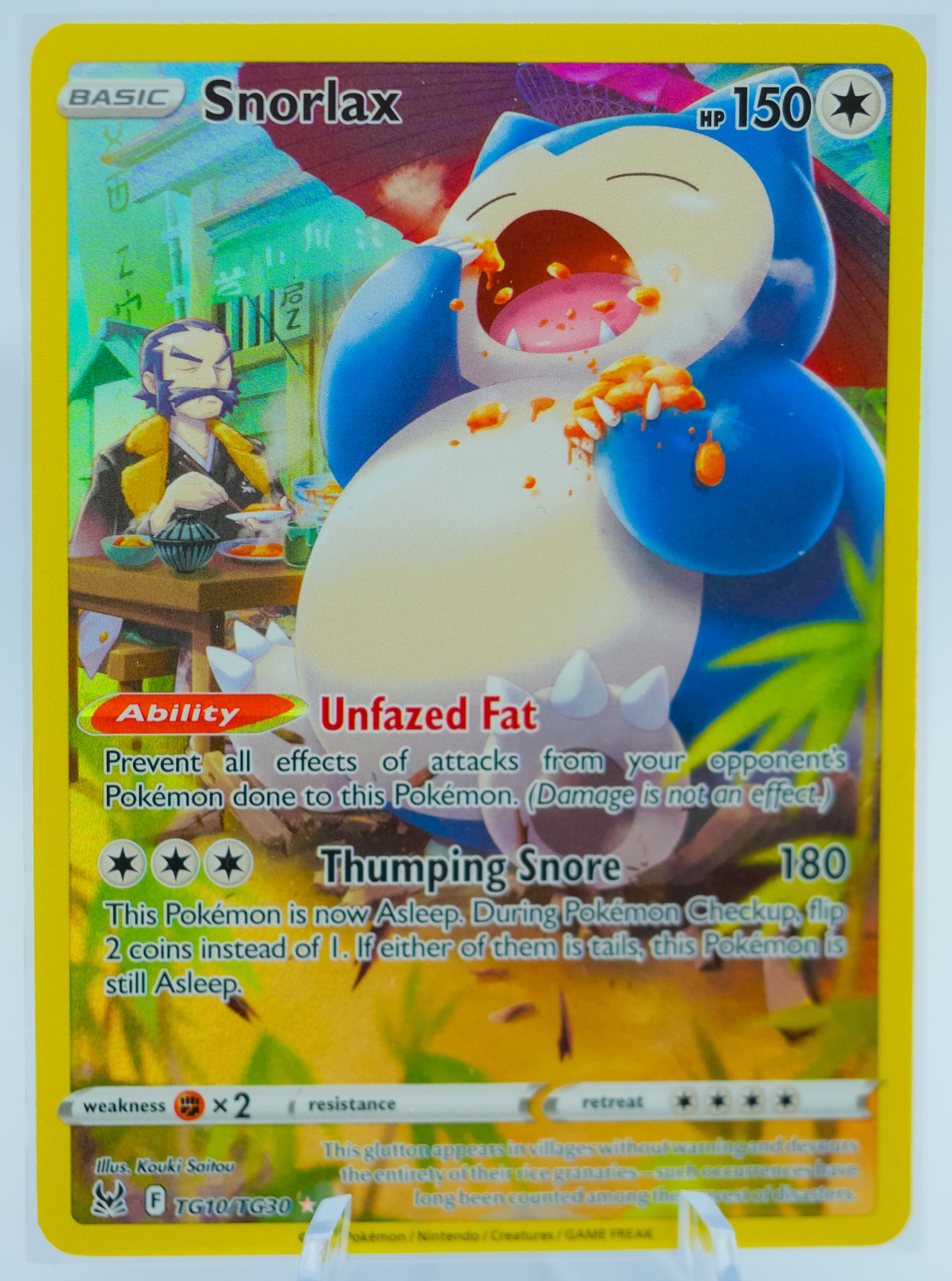 SNORLAX Lost Origin Set Full Art Holographic Pokemon Card!!! #7357 | Auctionninja.com SNORLAX Lost Origin Set Full Art Holographic Pokemon Card!!! #7357 | Auctionninja.com