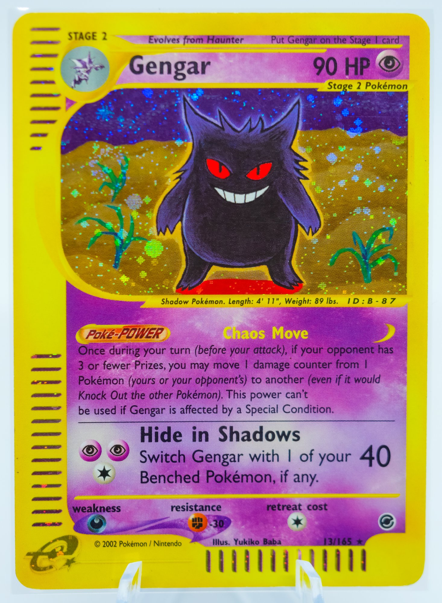 Incredible GENGAR EXPEDITION SET E-READER HOLOGRAPHIC POKEMON CARD!!!!!  #7442 | Auctionninja.com