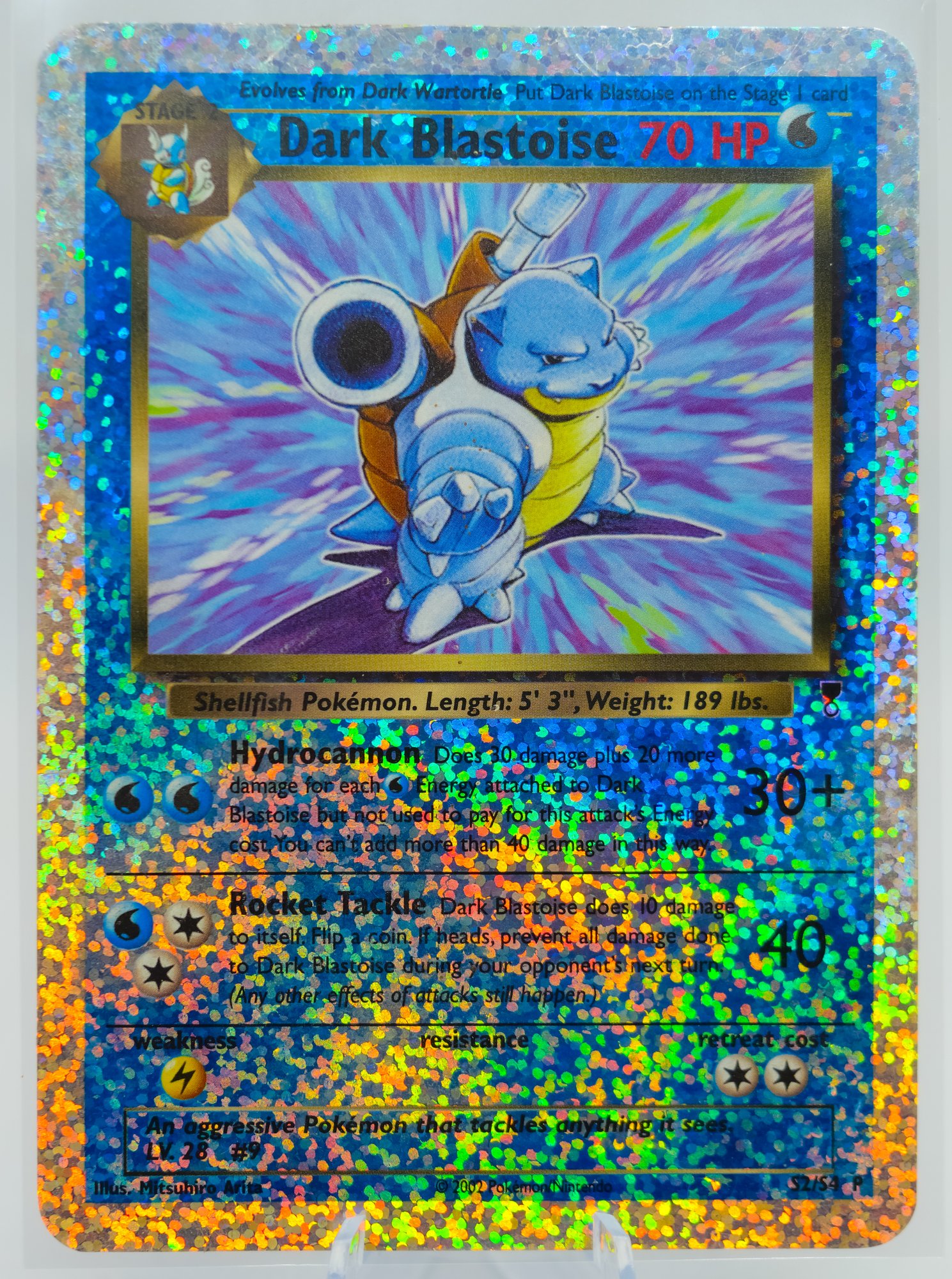 Rare DARK BLASTOISE BOX TOPPER JUMBO LEGENDARY SET REVERSE FOIL POKEMON CARD!!!!!  #7854 | Auctionninja.com