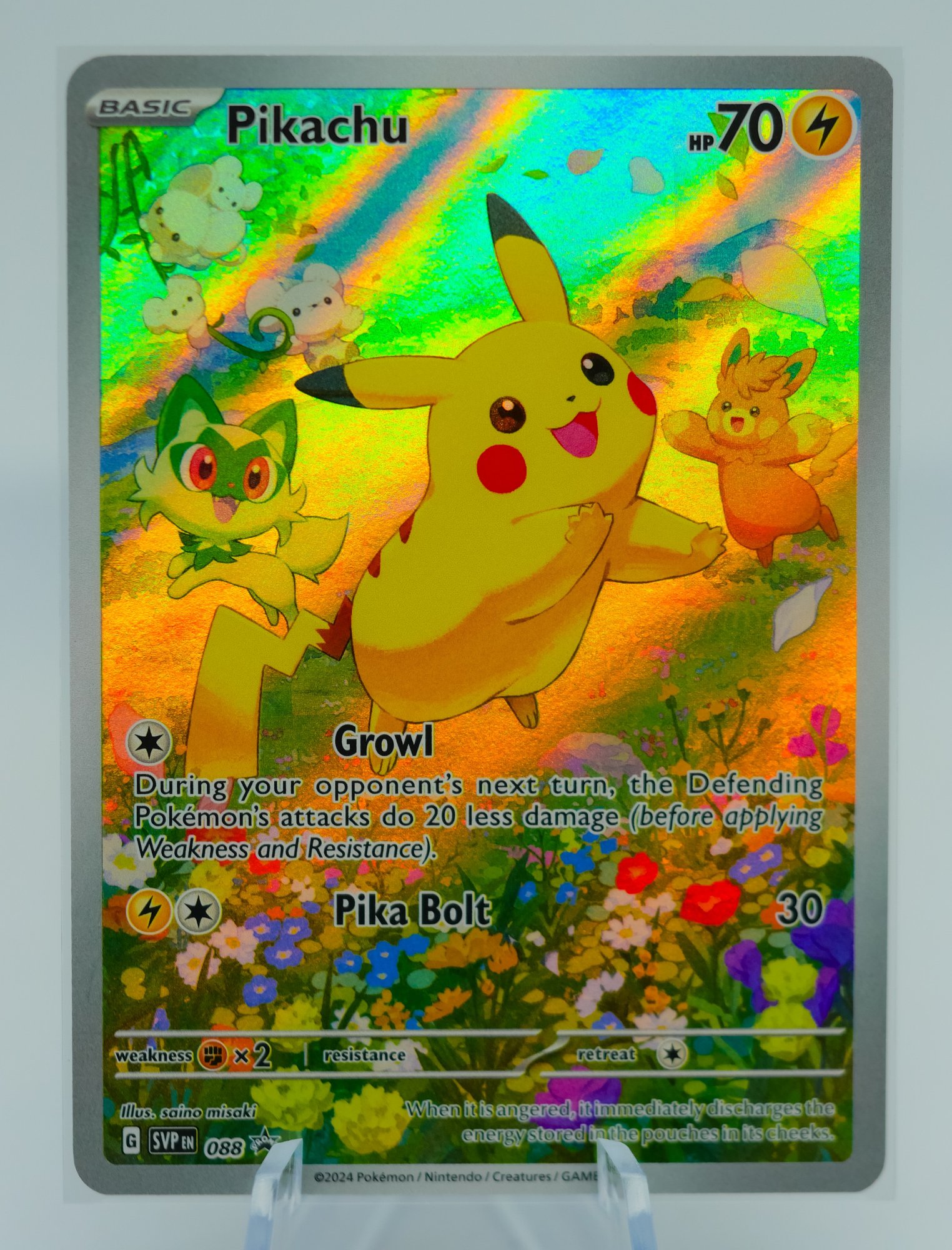 pokemon cards pikachu full art Pokemon Single Promotional Card main image 0