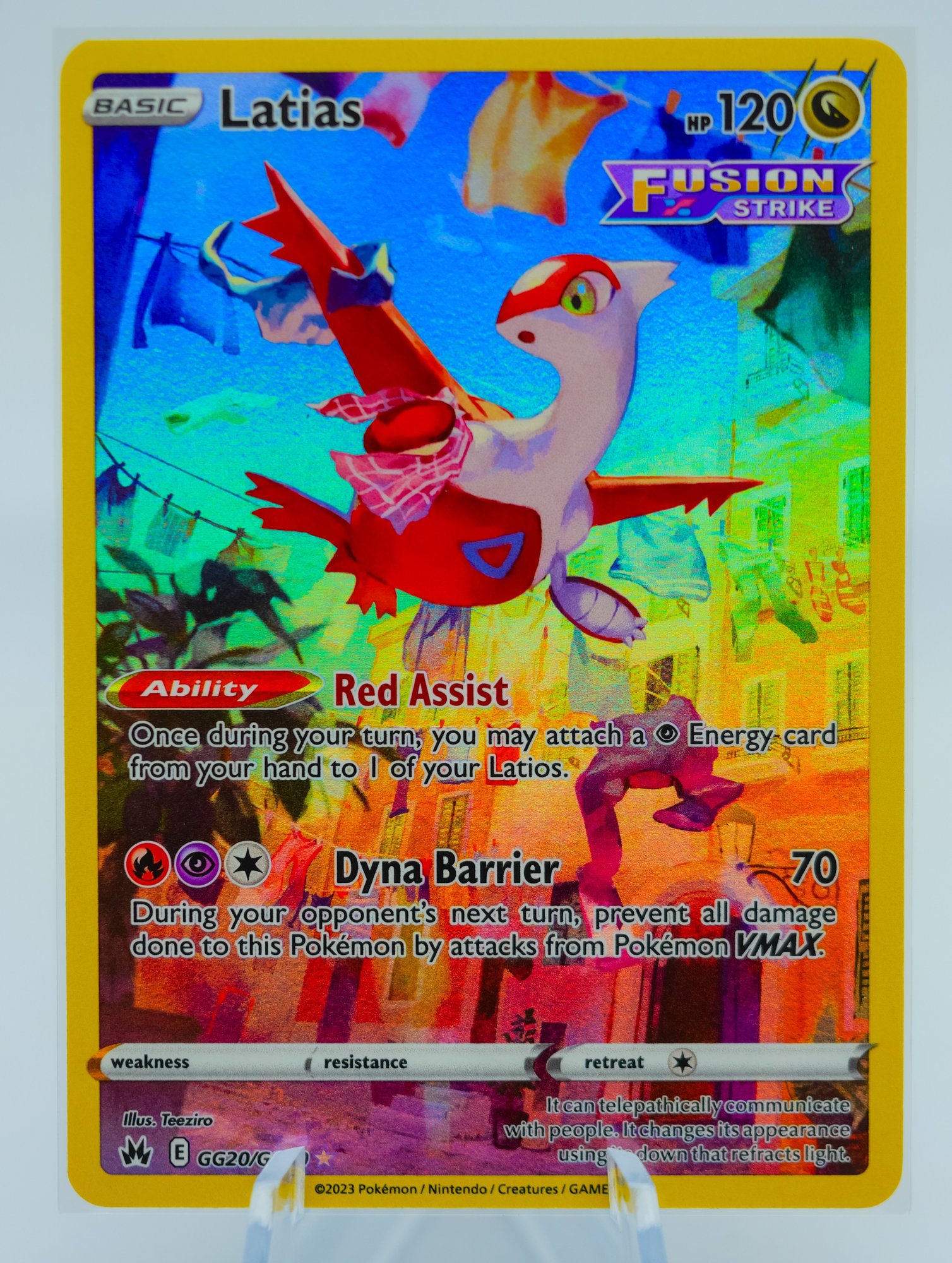 LATIAS Crown Zenith Set Galarian Gallery Full Art Holographic