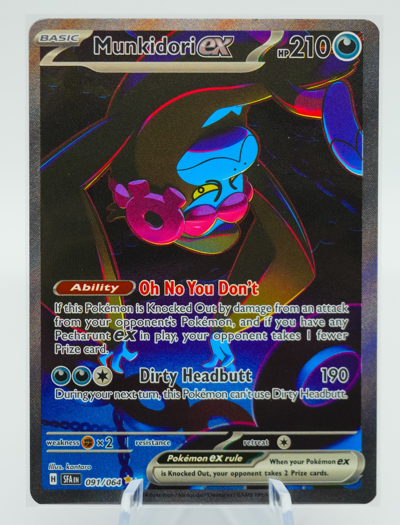 MUNKIDORI EX Shrouded Fable Set Full Art SPECIAL ILLUSTRATION RARE  Holographic Pokemon Card!!! #16026 | Auctionninja.com