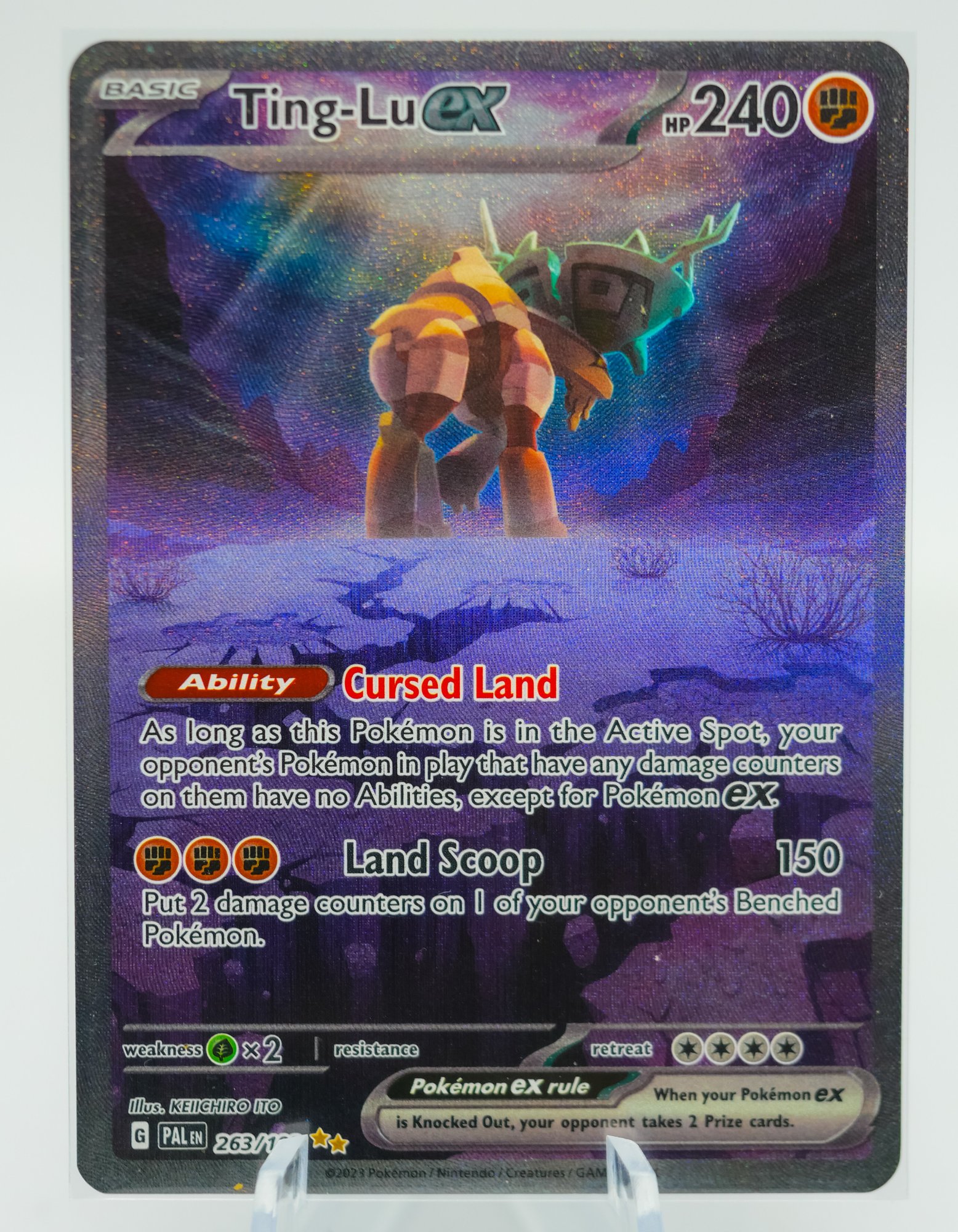 TING-LU EX Paldea Evolved Set Special Illustration Rare Full Art  Holographic Pokemon Card!!! #15603 | Auctionninja.com