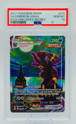 MODERN GRAIL!!! PSA 10 GEM MINT UMBREON VMAX "MOONBREON" EVOLVING SKIES