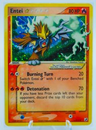 UNREAL ENTEI GOLD STAR UNSEEN FORCES SET HOLOGRAPHIC POKEMON CARD!!!!!