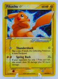GRAIL!!! PIKACHU GOLD STAR HOLON PHANTOMS SET HOLOGRAPHIC POKEMON CARD!!!!!