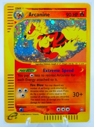 Unbelievable ARCANINE Aquapolis Set E-reader Holographic Pokemon Card!!!