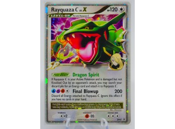 RAYQUAZA C LV.X DP Black Star Promo Ultra Rare Holographic Pokemon Card!!!